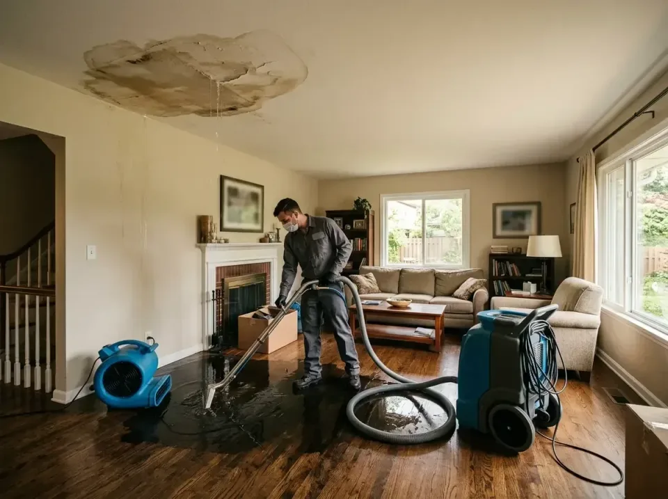attic-pipe-burst-ceiling-drip-008 — frequently asked questions, Water Damage Restoration & Carpet Care in Stevenson, AL